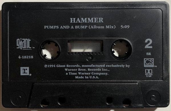 MC Hammer : Pumps And A Bump (Cass, Single, SR,)