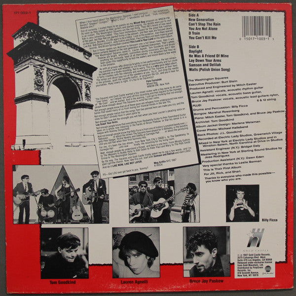 The Washington Squares : The Washington Squares (LP, Album)