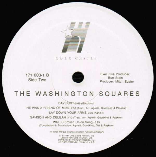 The Washington Squares : The Washington Squares (LP, Album)