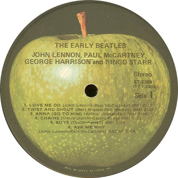 The Beatles : The Early Beatles (LP, Comp, RE, Jac)