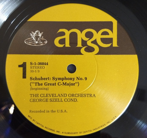 Franz Schubert, George Szell, The Cleveland Orchestra :  Symphony No. 9 "The Great C-Major" (LP, Dar)