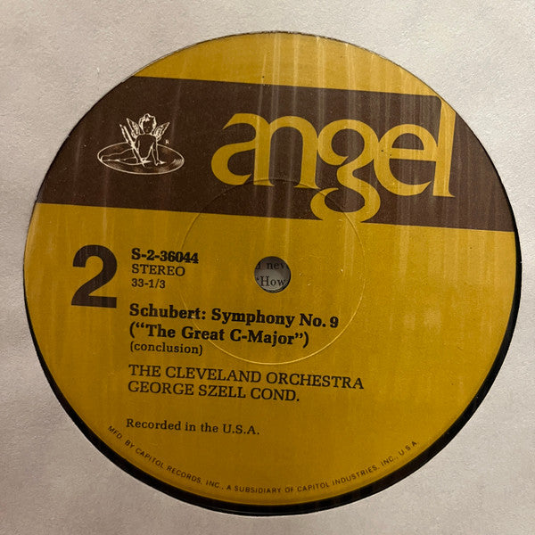 Franz Schubert, George Szell, The Cleveland Orchestra :  Symphony No. 9 "The Great C-Major" (LP, Dar)