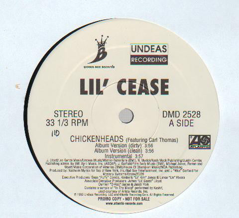 Lil' Cease : Chickenheads / Mr. Nasty (12", Promo)