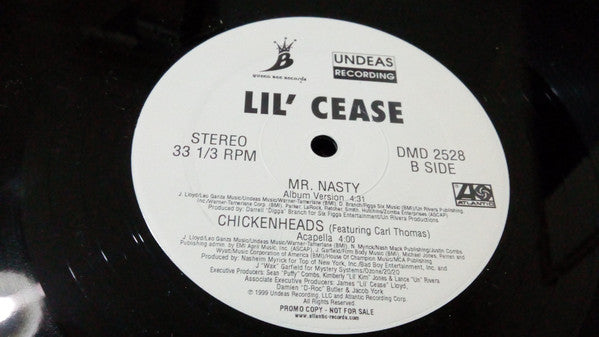 Lil' Cease : Chickenheads / Mr. Nasty (12", Promo)