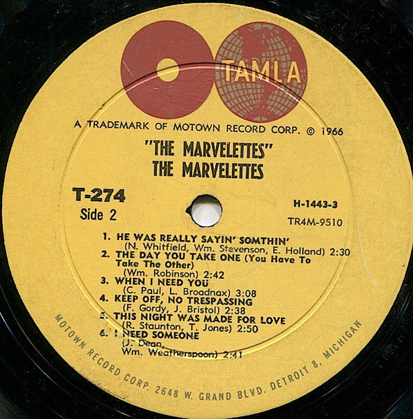 The Marvelettes : The Marvelettes (LP, Album, Mono, Hol)