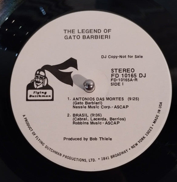 Gato Barbieri : The Legend Of Gato Barbieri (LP, Comp, W/Lbl, DJ)