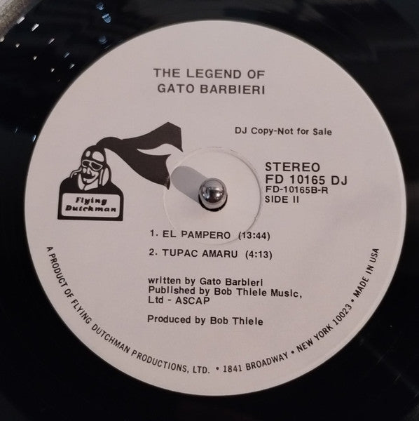 Gato Barbieri : The Legend Of Gato Barbieri (LP, Comp, W/Lbl, DJ)