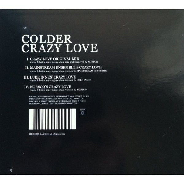 Colder : Crazy Love (CD, Single)