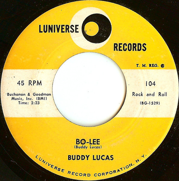 Buddy Lucas : Bo-Lee / Star Dust (7")