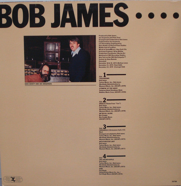 Bob James : All Around The Town (2xLP, Album, Pit)