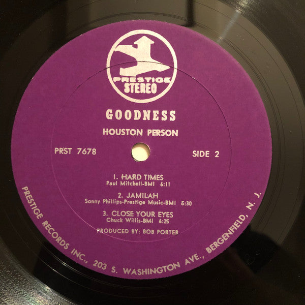 Houston Person : Goodness! (LP, Album)