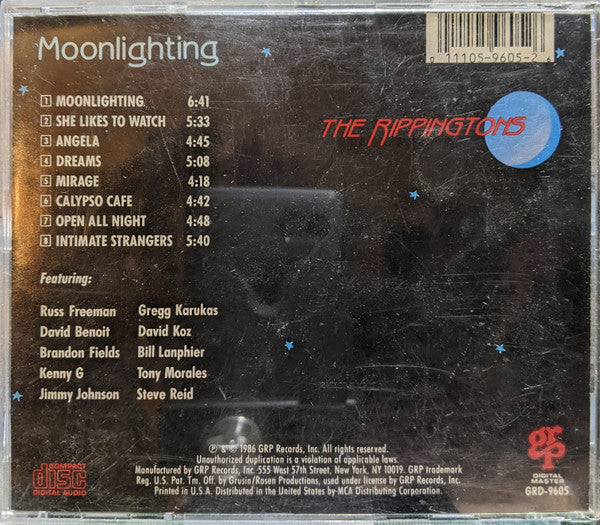 The Rippingtons : Moonlighting (CD, Album)