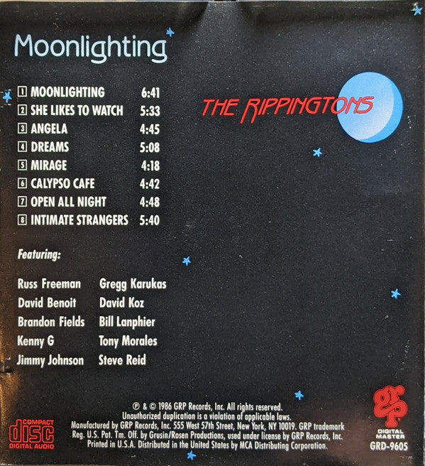 The Rippingtons : Moonlighting (CD, Album)