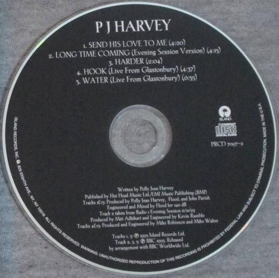 PJ Harvey : Send His Love To Me (CD, Single, Promo)