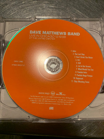 Dave Matthews Band : Live In Chicago At The United Center 12.19.98 (2xCD, Album, JVC)