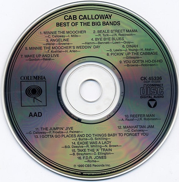 Cab Calloway : Best Of The Big Bands (CD, Comp, Mono)
