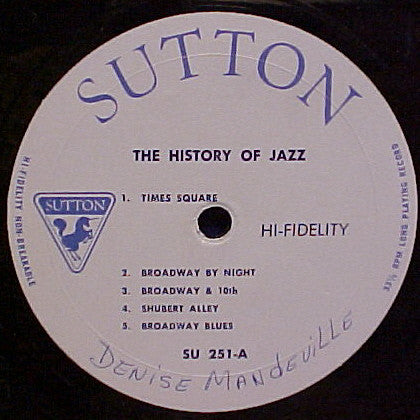 Bill Berry : The History Of Jazz (LP, Album)