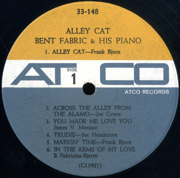 Bent Fabric : Alley Cat (LP, Album, Mono)