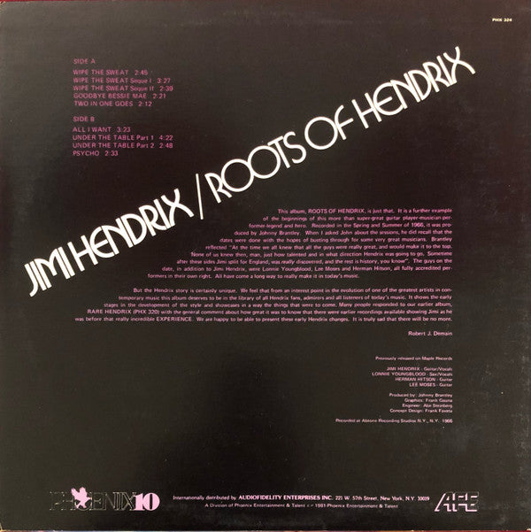 Jimi Hendrix : Roots Of Hendrix (LP)