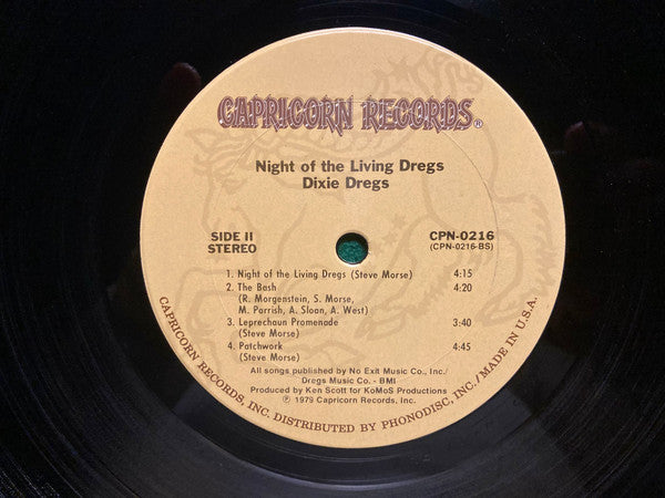 Dixie Dregs : Night Of The Living Dregs (LP, Album, Pit)