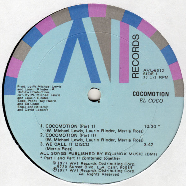 El Coco : Cocomotion (LP, Album)