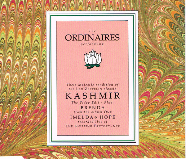 The Ordinaires : Kashmir (CD, EP)