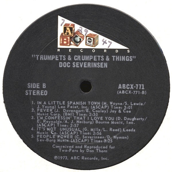 Doc Severinsen : Trumpets And Crumpets And Things (2xLP, Comp)