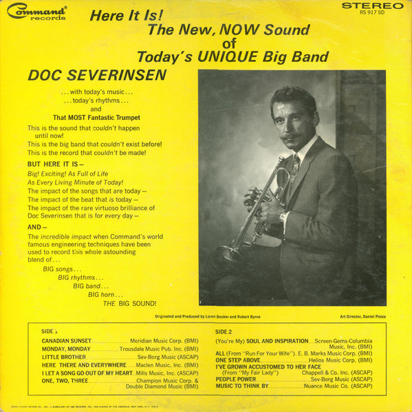 Doc Severinsen : The New Sound Of Today's Big Band (LP, Album, Gat)