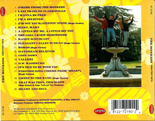 The Monkees : Greatest Hits (CD, Comp, RM, Spe)