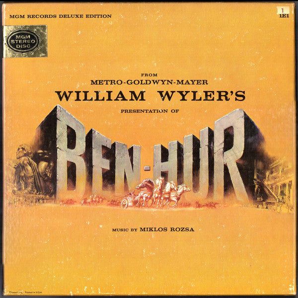 Miklós Rózsa : Ben-Hur (Box, Dlx + LP)