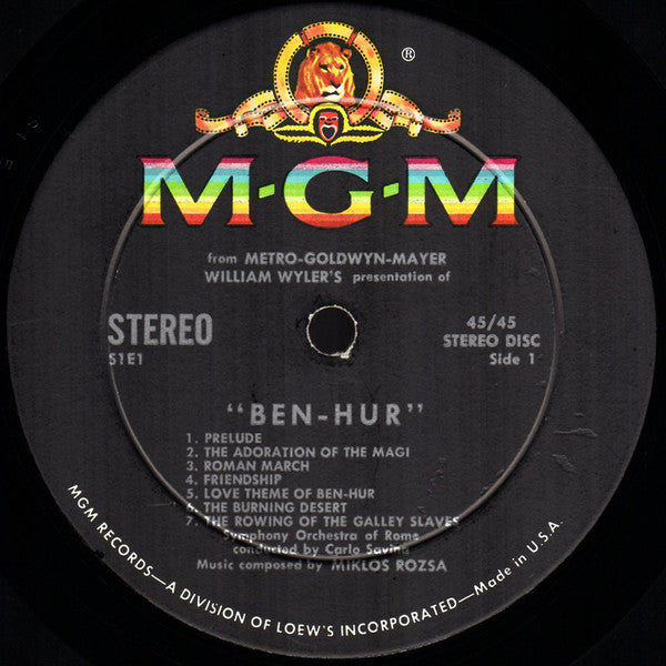 Miklós Rózsa : Ben-Hur (Box, Dlx + LP)