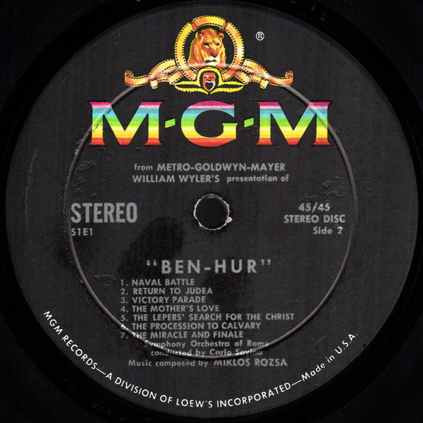 Miklós Rózsa : Ben-Hur (Box, Dlx + LP)
