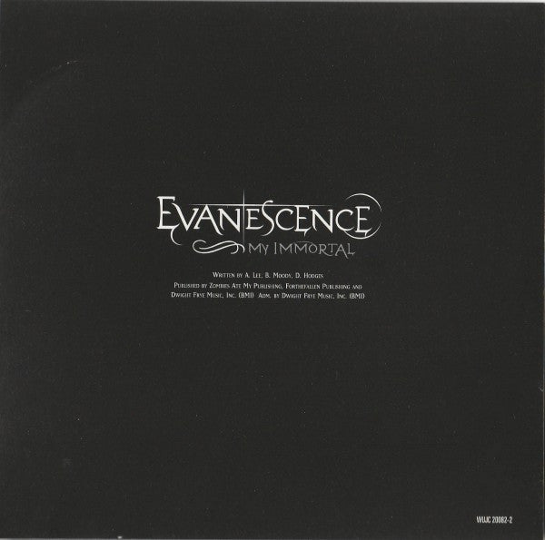 Evanescence : My Immortal (CD, Single, Promo)