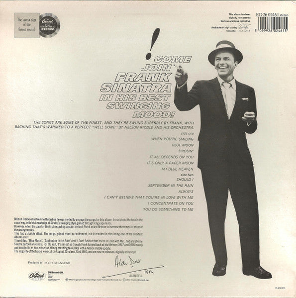 Frank Sinatra : Sinatra's Swingin' Session! (LP, RE, RM)