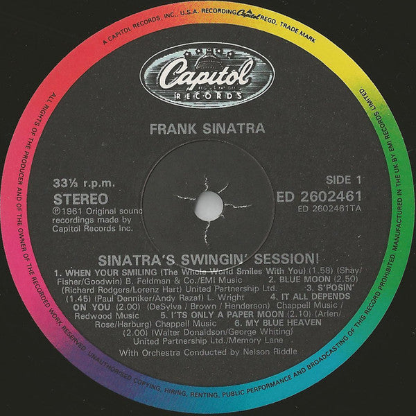 Frank Sinatra : Sinatra's Swingin' Session! (LP, RE, RM)