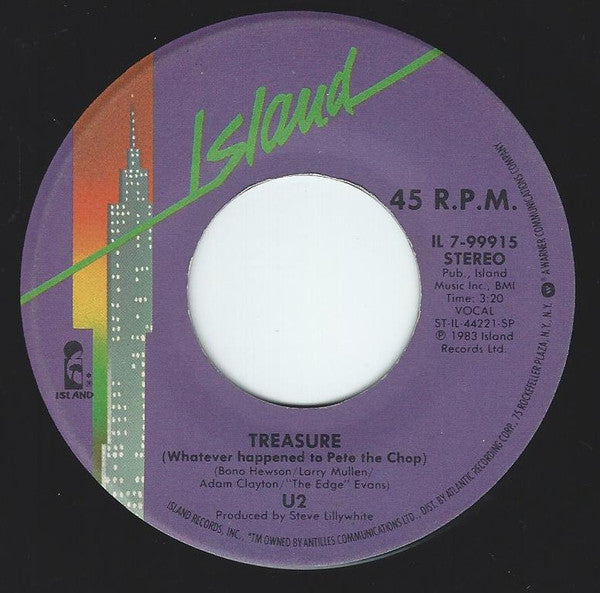 U2 : New Year's Day (7", Single)