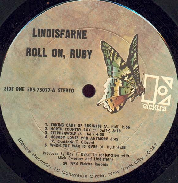 Lindisfarne : Roll On, Ruby (LP, Album, San)