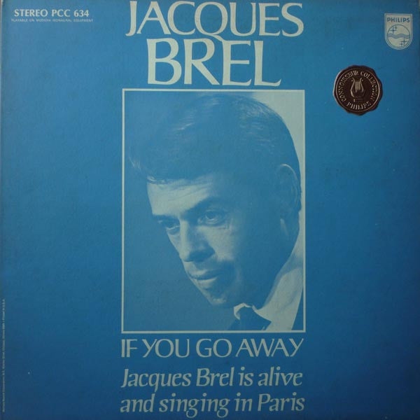 Jacques Brel : If You Go Away: Jacques Brel Is Alive And Singing In Paris (LP, Comp, Gat)