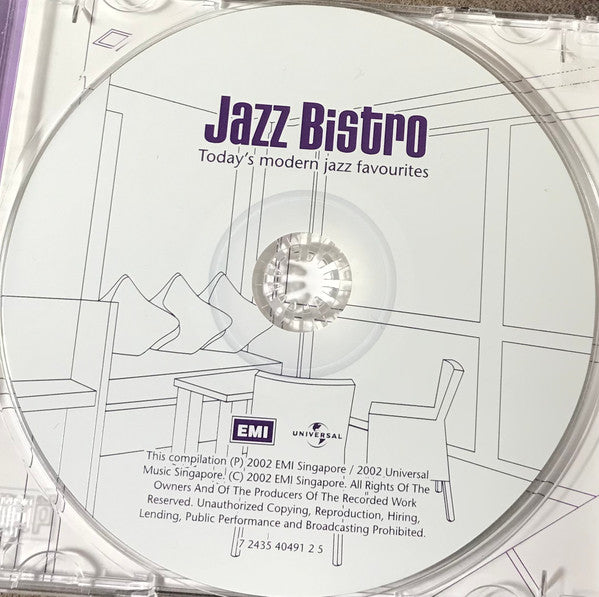 Various : Jazz Bistro - Today's Modern Jazz Favourites (CD, Comp)