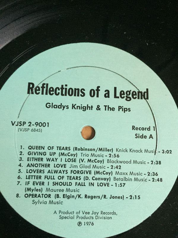 Gladys Knight And The Pips : Reflections Of A Legend (2xLP, Comp)