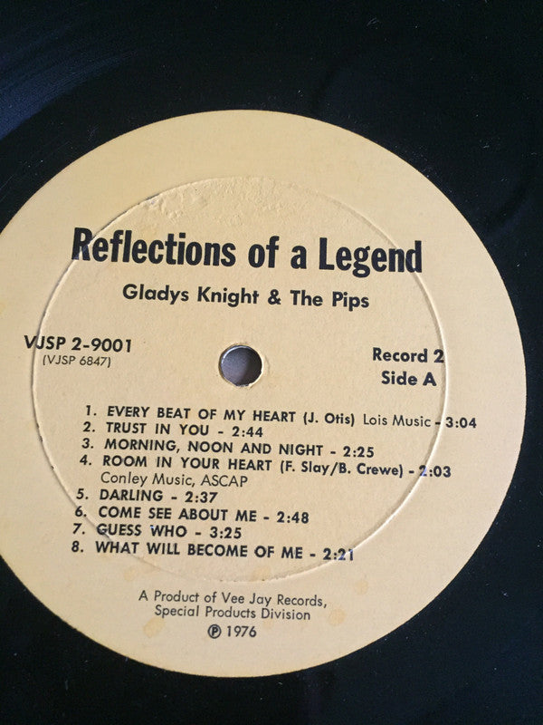 Gladys Knight And The Pips : Reflections Of A Legend (2xLP, Comp)