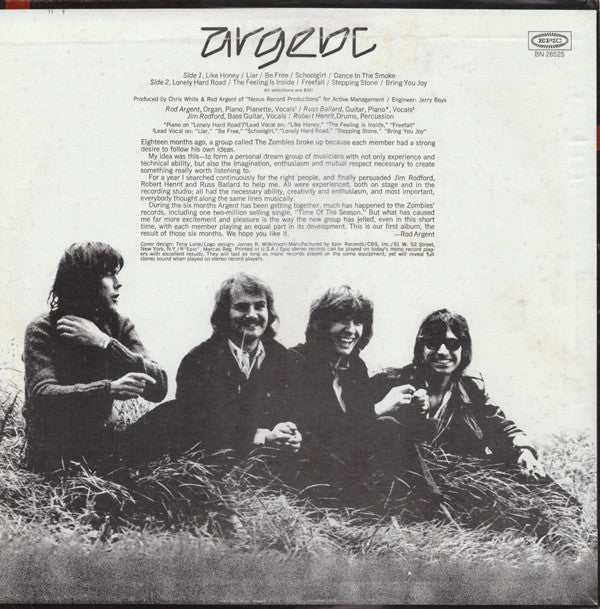 Argent : Argent (LP, Album, RE)