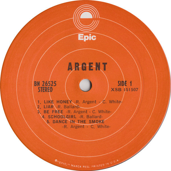 Argent : Argent (LP, Album, RE)