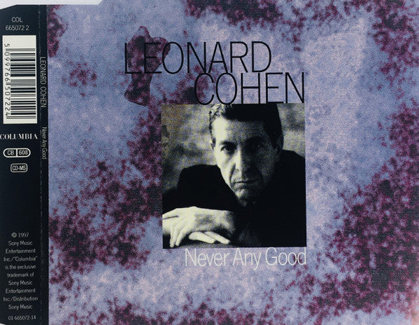 Leonard Cohen : Never Any Good (CD, Single)