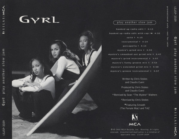 Gyrl : Play Another Slow Jam (CD, Single, Promo)