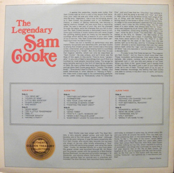Sam Cooke : The Legendary (3xLP, Comp, Ind)