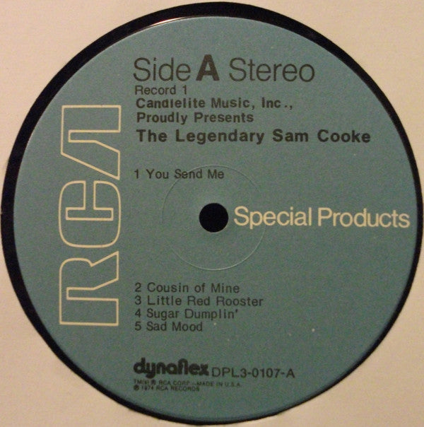 Sam Cooke : The Legendary (3xLP, Comp, Ind)