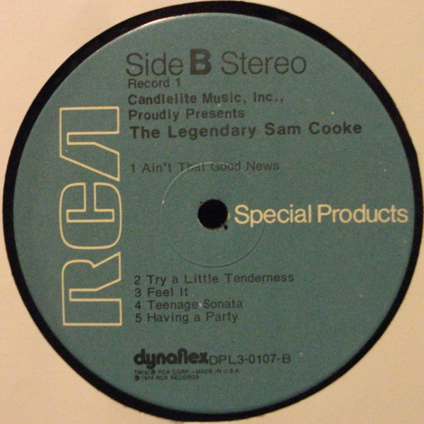 Sam Cooke : The Legendary (3xLP, Comp, Ind)