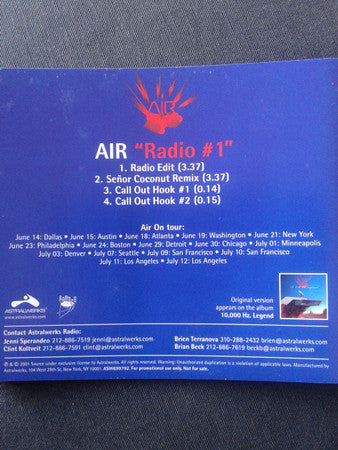 AIR : Radio #1 (CD, Maxi, Promo)