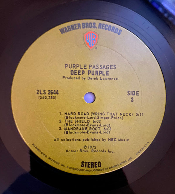 Deep Purple : Purple Passages (2xLP, Comp, Ter)